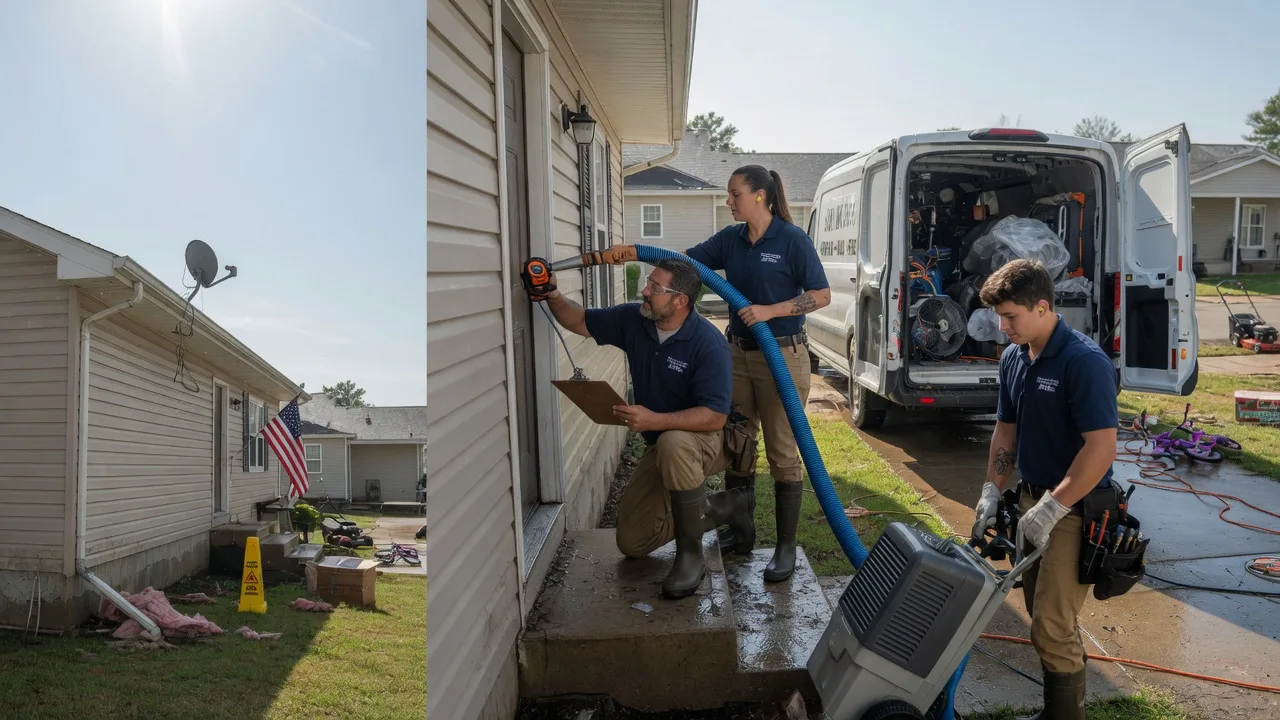 Ceiling Water Damage Restoration in Greenbrier, TN near me